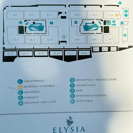 Elysia Park 2 Bedroom Apartment With Resort-Style Pool Πάφος